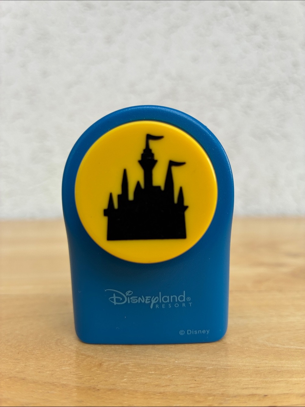 Disney Blue and Yellow Castle Icon Desk Accent